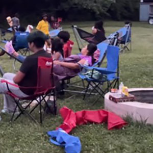 Community members enjoy games, movies, and more at the Belmont Beach Movie Night and Westside Maker’s Market